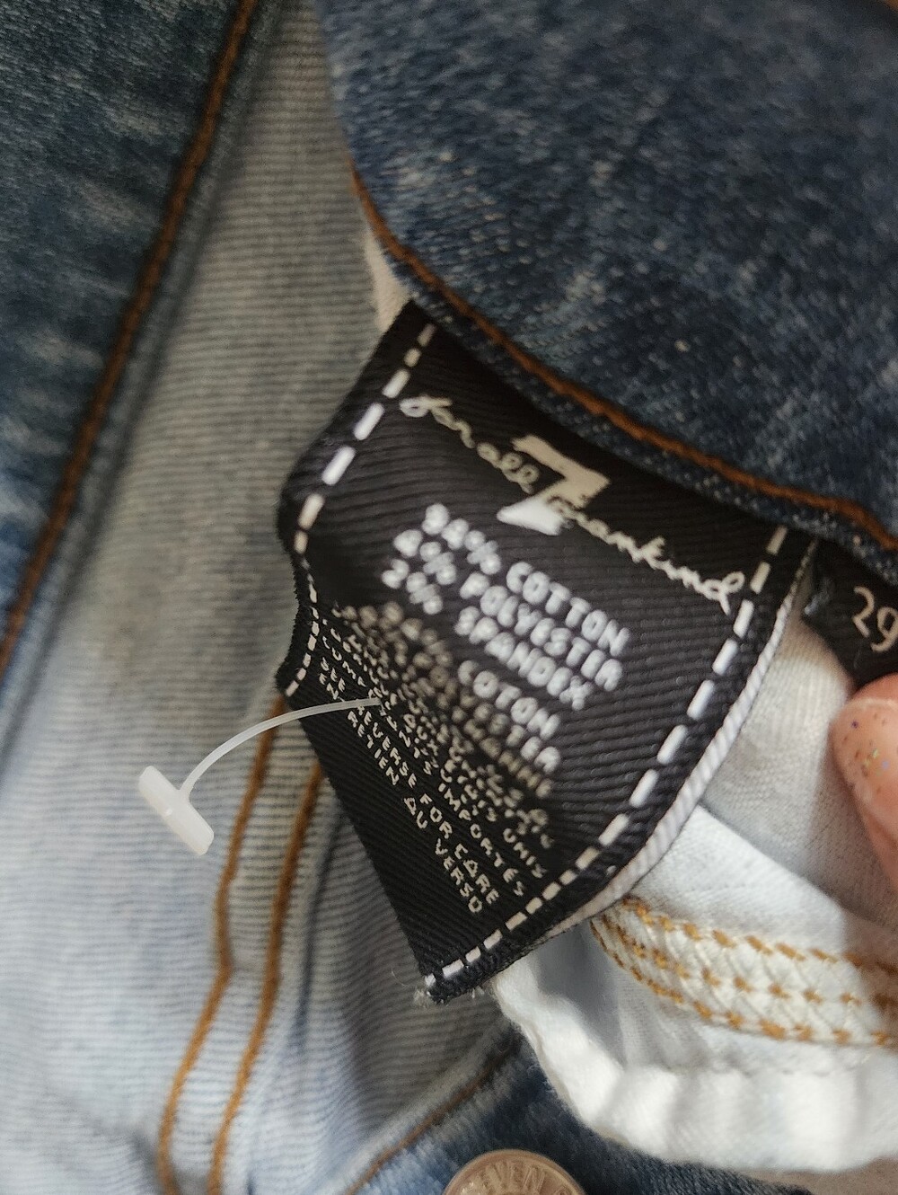 7 FOR ALL MAMKIND | Light Blue Denim Jeans - Picture 11 of 15